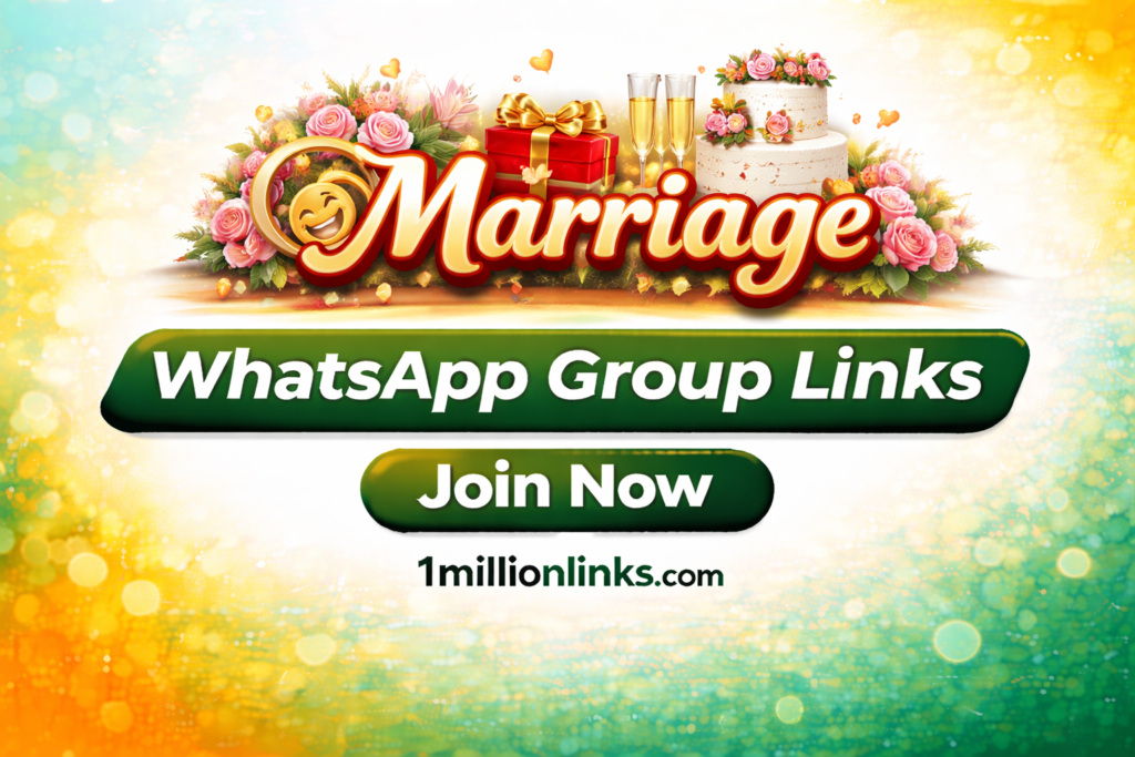 Marriage WhatsApp Group Links